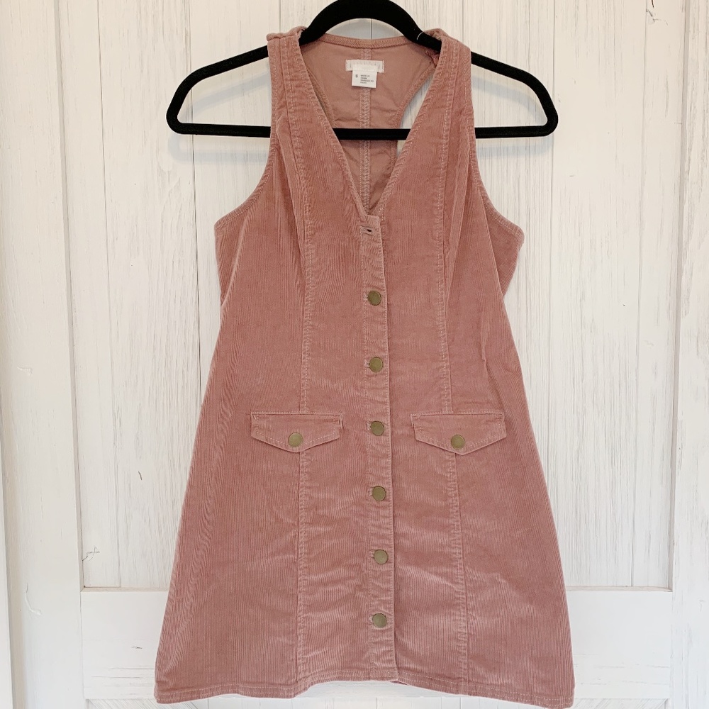 Cooperative-Urban Outfitters Corduroy fitted dress